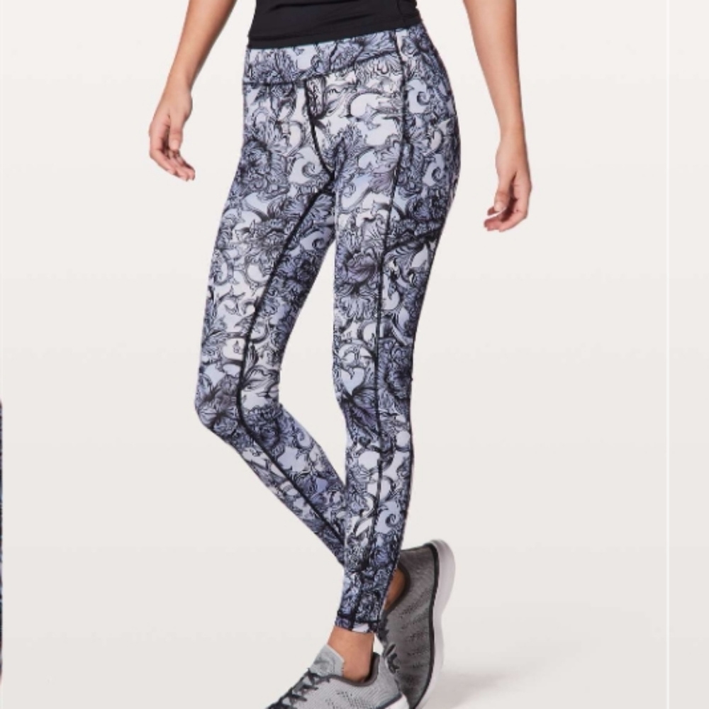 Lululemon Speed Up Tight Floral Print Hanakotoba Starlight Multi 28" Luxtreme - Picture 2 of 8